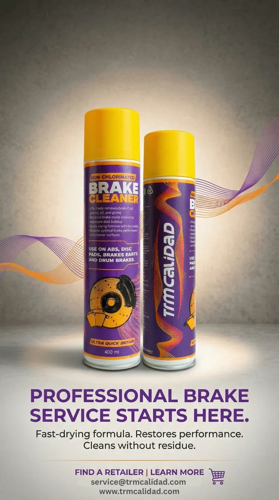 Non Chlorinated Brake Cleaner – 400ml-Trmcalidad