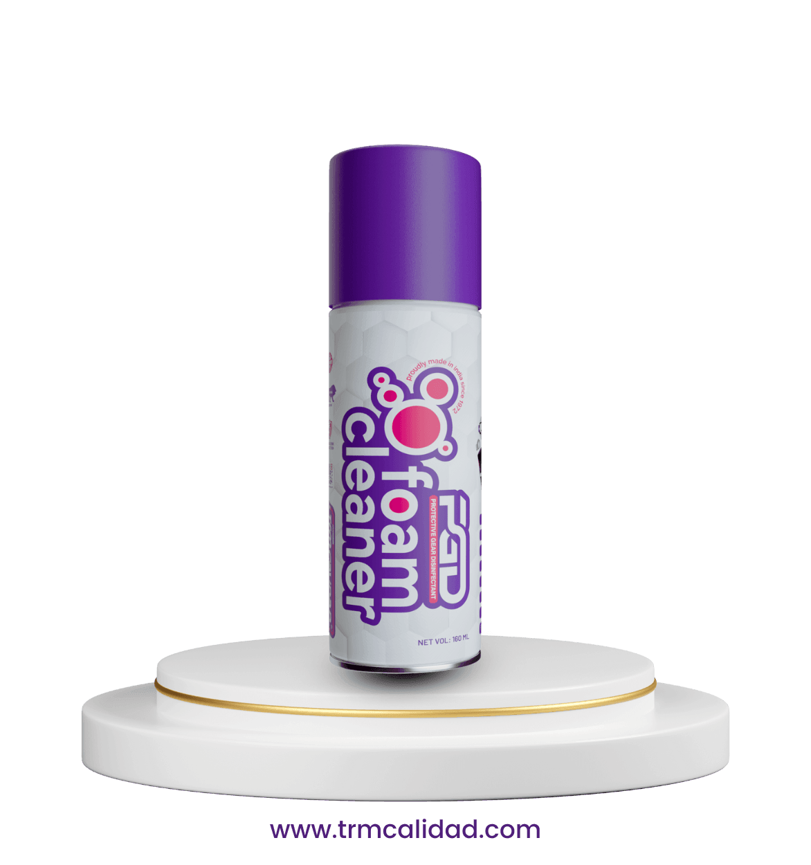 PGD FOAM CLEANER 160ML (HELMET, JACKET, SHOES, GLOVES, PADS, etc CLEANER ) - Trmcalidad India