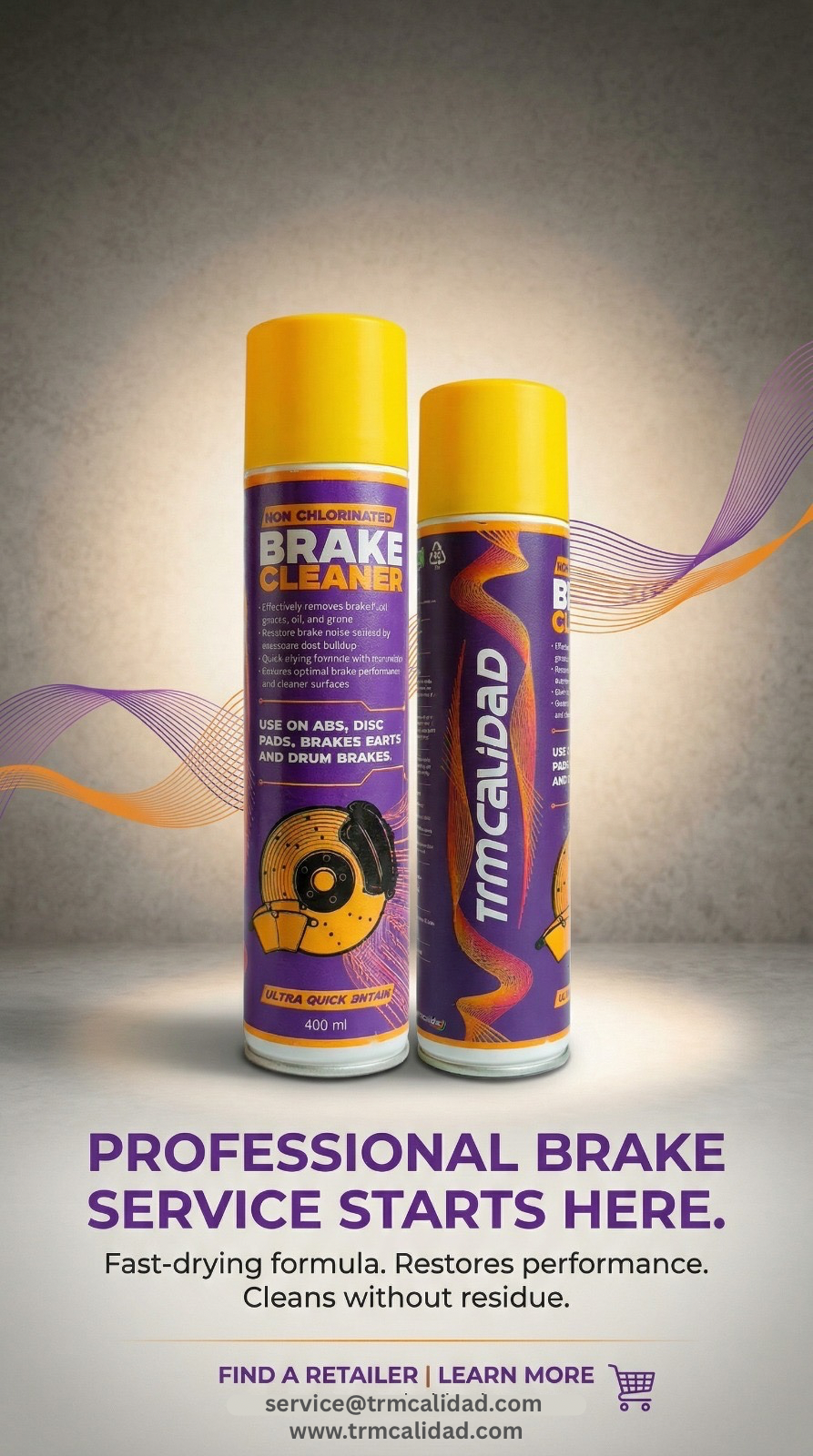 Non Chlorinated Brake Cleaner – 400ml-Trmcalidad