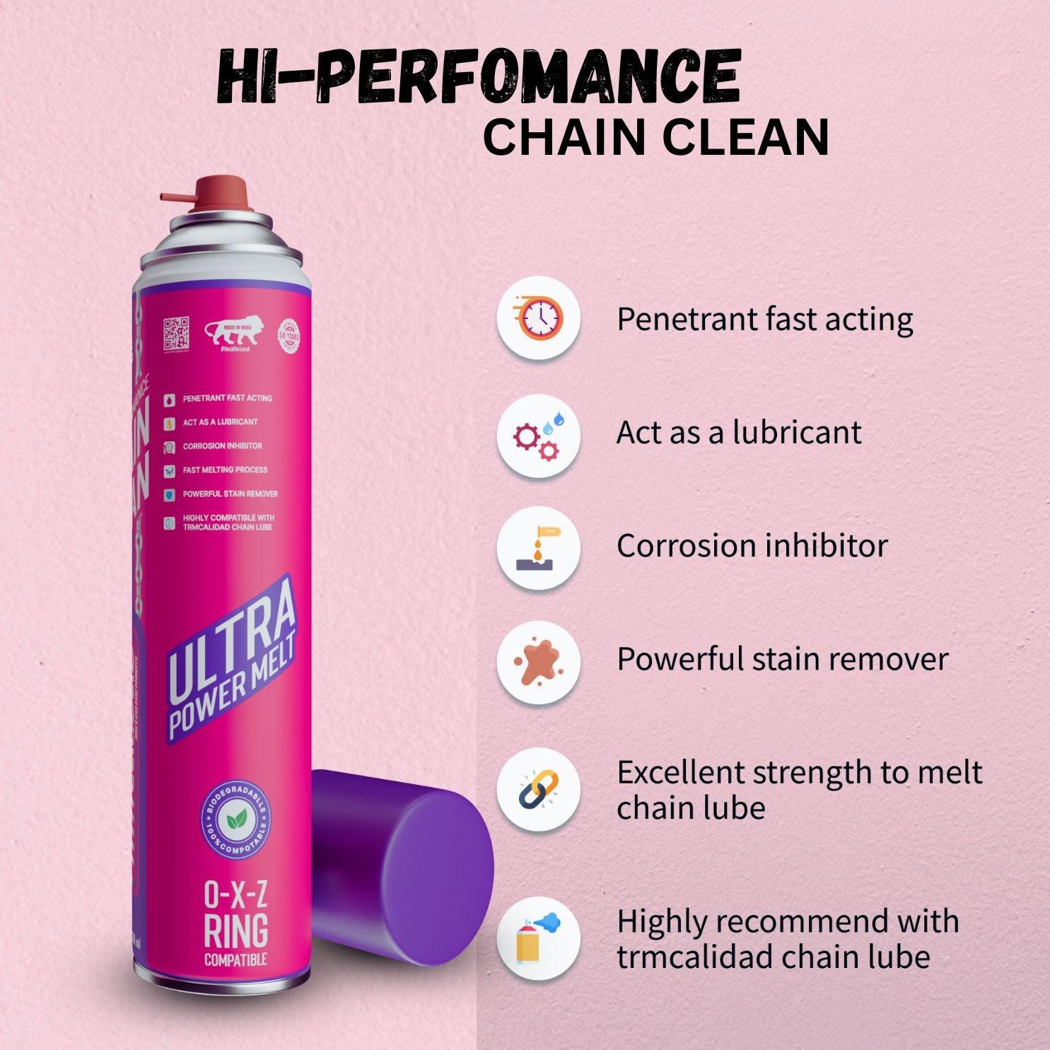 Chain cleaner 370ML and Chain Lube 370ML Combo - Trmcalidad India