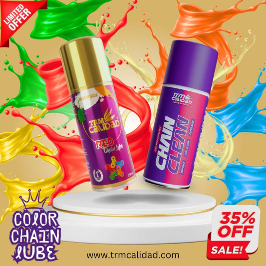 Colour Chain lube 150ML + chain cleaner 150ml combo - Trmcalidad India