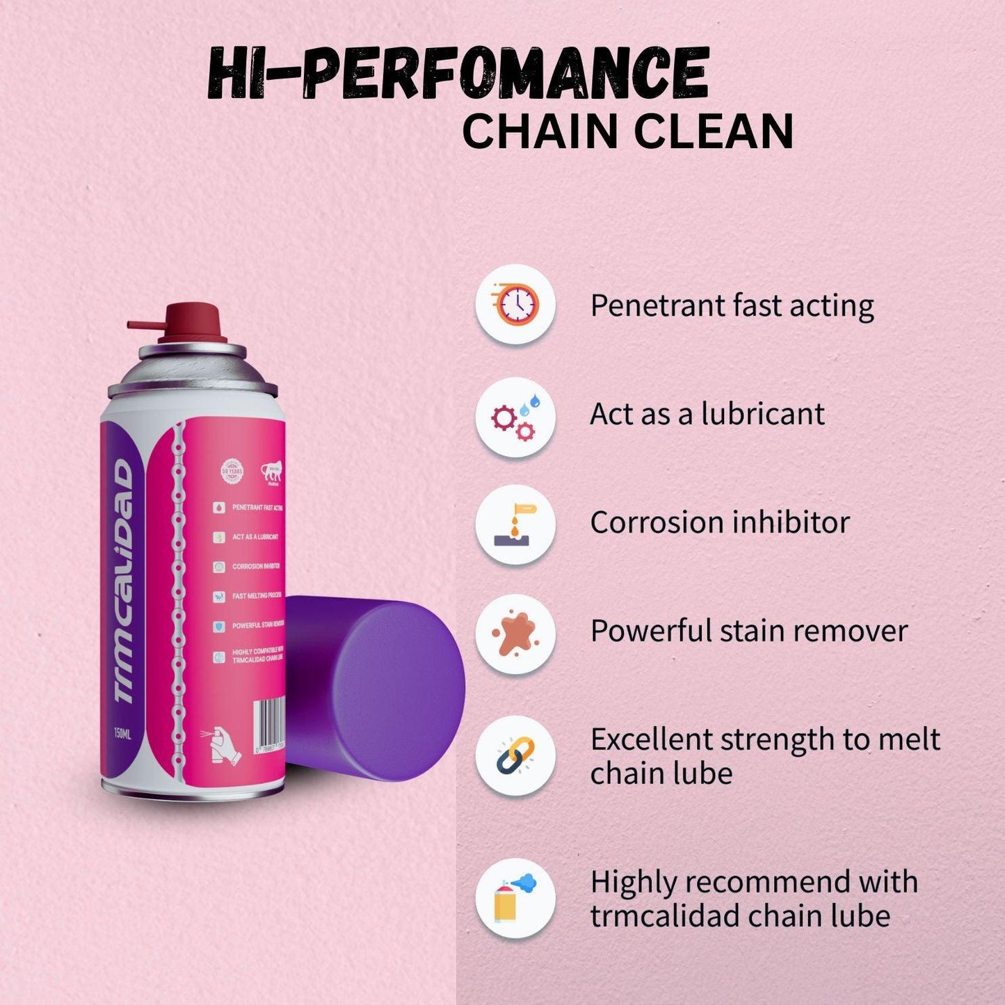 Hi-Performance Chain cleaner 150ML - Trmcalidad India