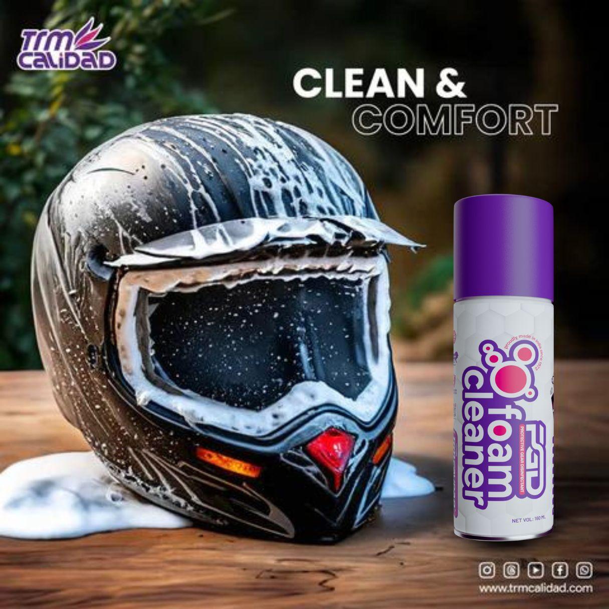 PGD FOAM CLEANER 160ML (HELMET, JACKET, SHOES, GLOVES, PADS, etc CLEANER ) - Trmcalidad India