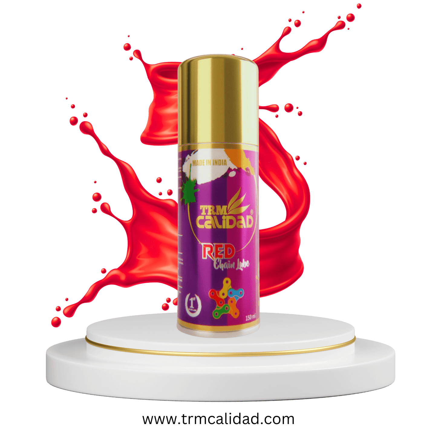 Premium Synthetic Colour Chain lube 150ML - Trmcalidad India