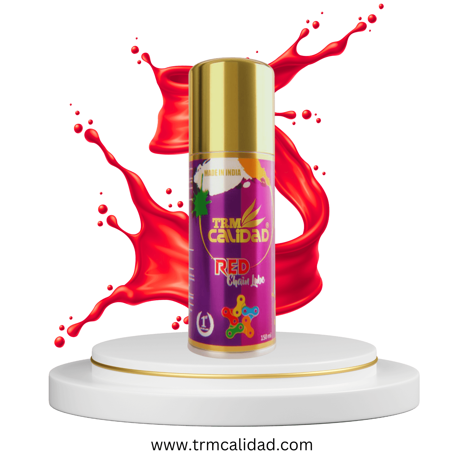 Premium Synthetic Colour Chain lube 150ML - Trmcalidad India