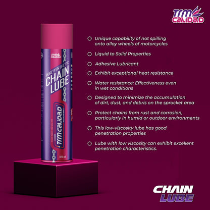 Pure Synthetic Chain lube 370ML zero spill - Trmcalidad India