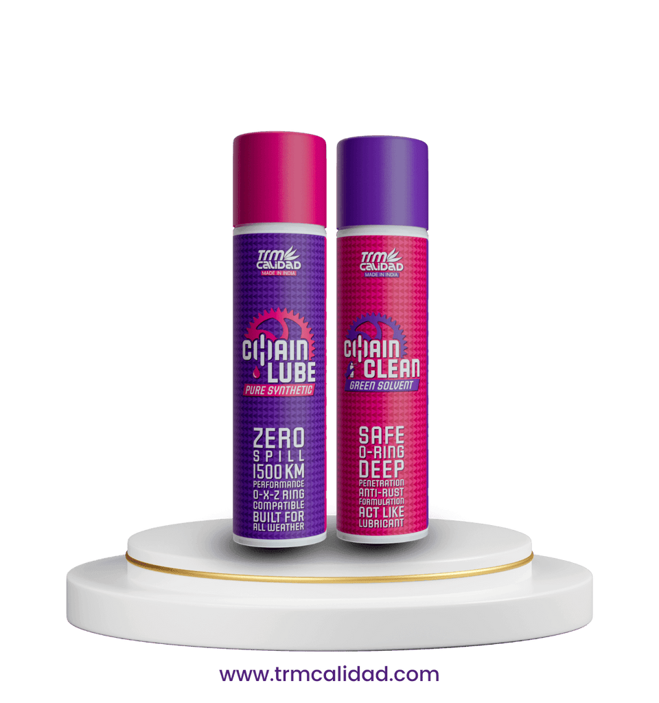 PURE SYNTHETIC CHAIN LUBE AND CLEANER COMBO (80ML+80ML) - Trmcalidad India
