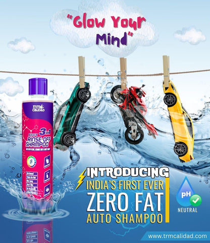 ZERO FAT RINSE OFF CAR SHAMPOO 200ML